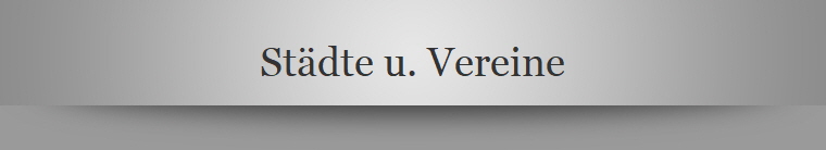 Stdte u. Vereine